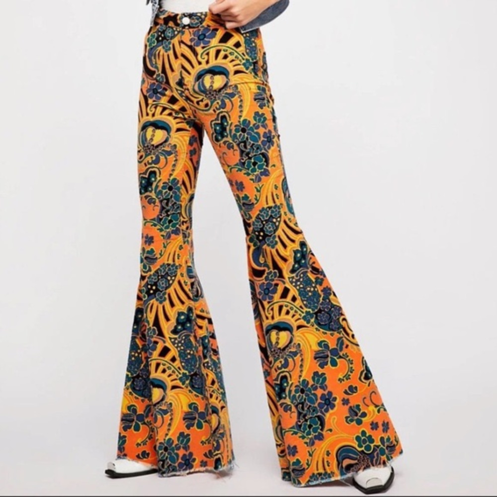 Free People float on flare cords